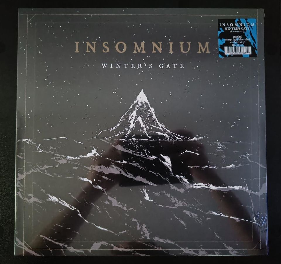 Insomnium - Winter's Gate - Light Blue/Black Marble LP Sealed