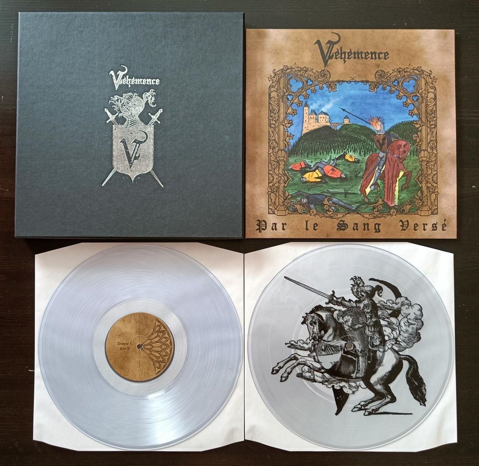 Véhémence - Par Le Sang Versé - Clear 2LP Box Set 1st Press