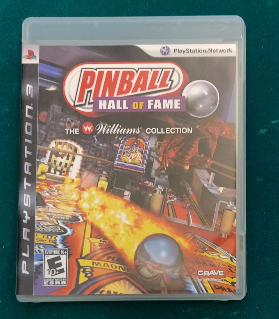 PS3 Peli Pinball Hall of Fame: The Williams Collection RARE!!