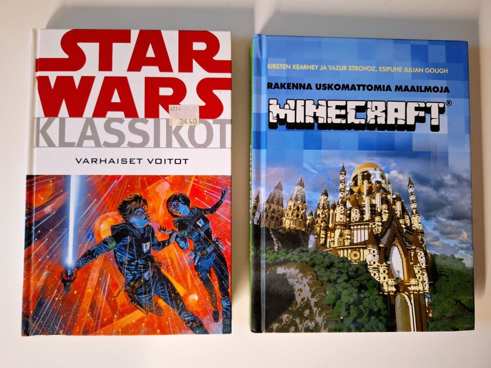 Minecraft ja Starwars kirjat