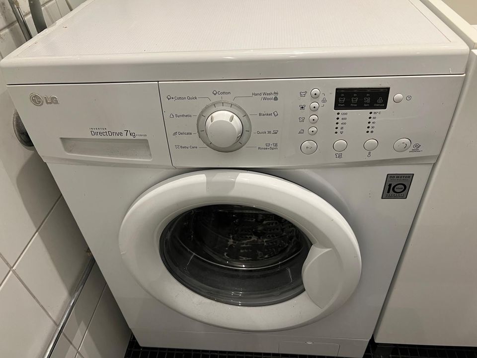 LG, washing machine, 7Kg, Inverter Direct Drive