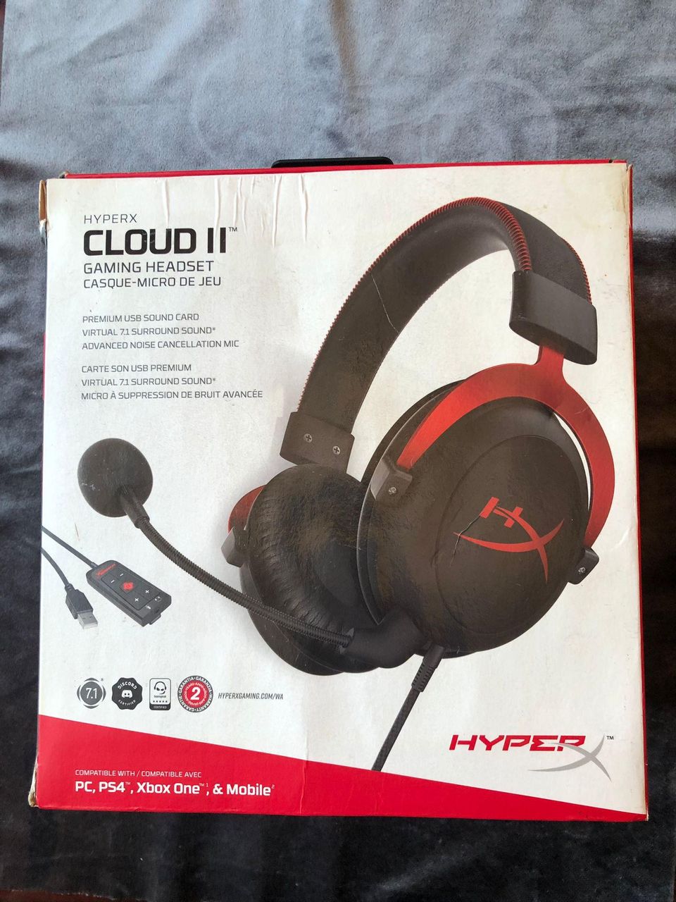 HyperX Cloud II pelikuulokkeet