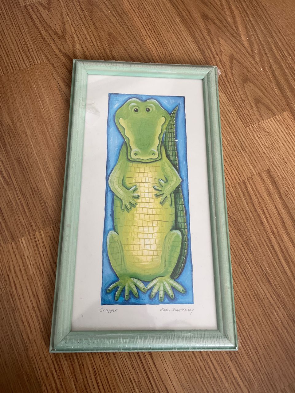 Krokotiili taide teos