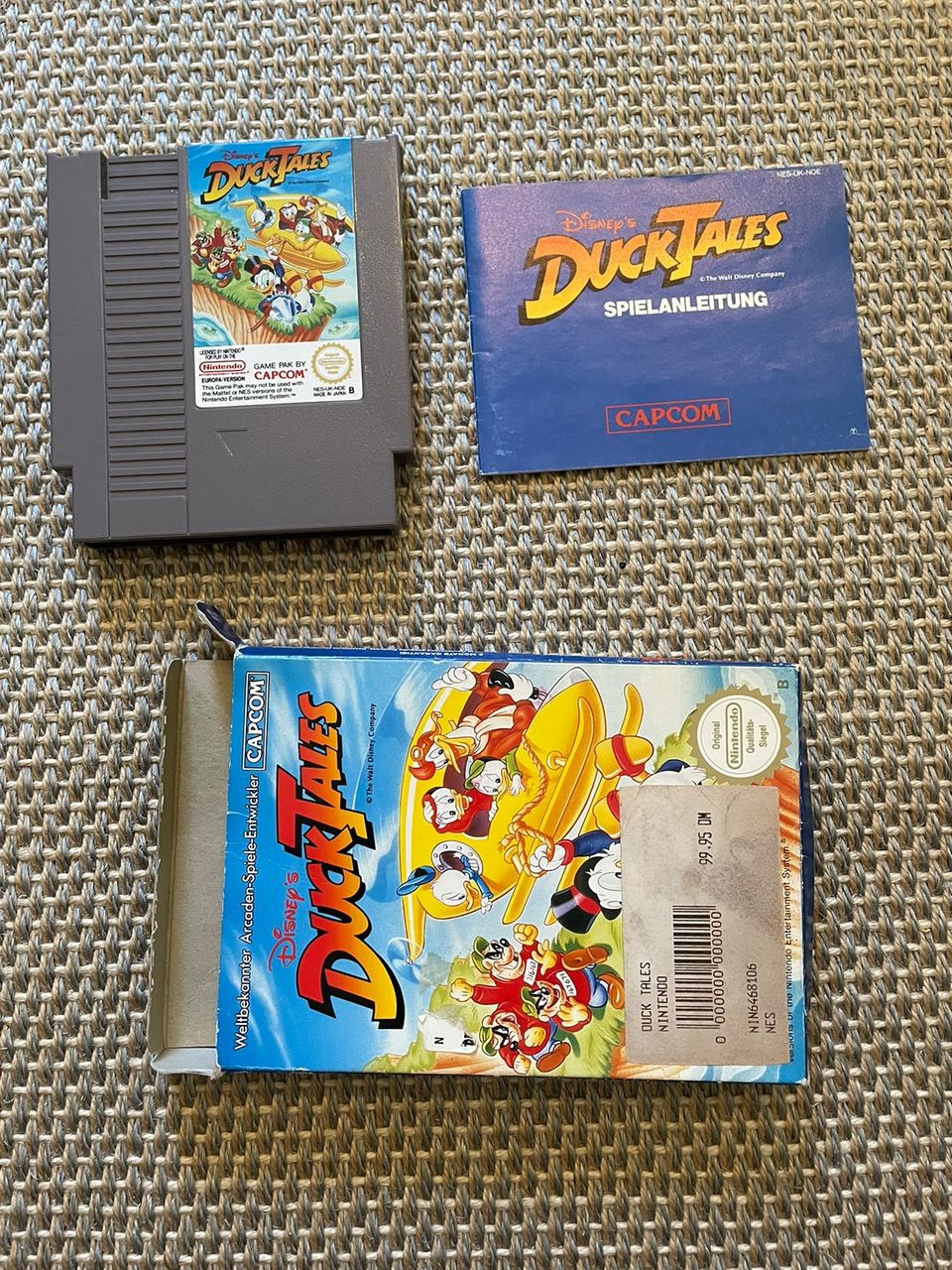 Nes ducktales CIB pal B