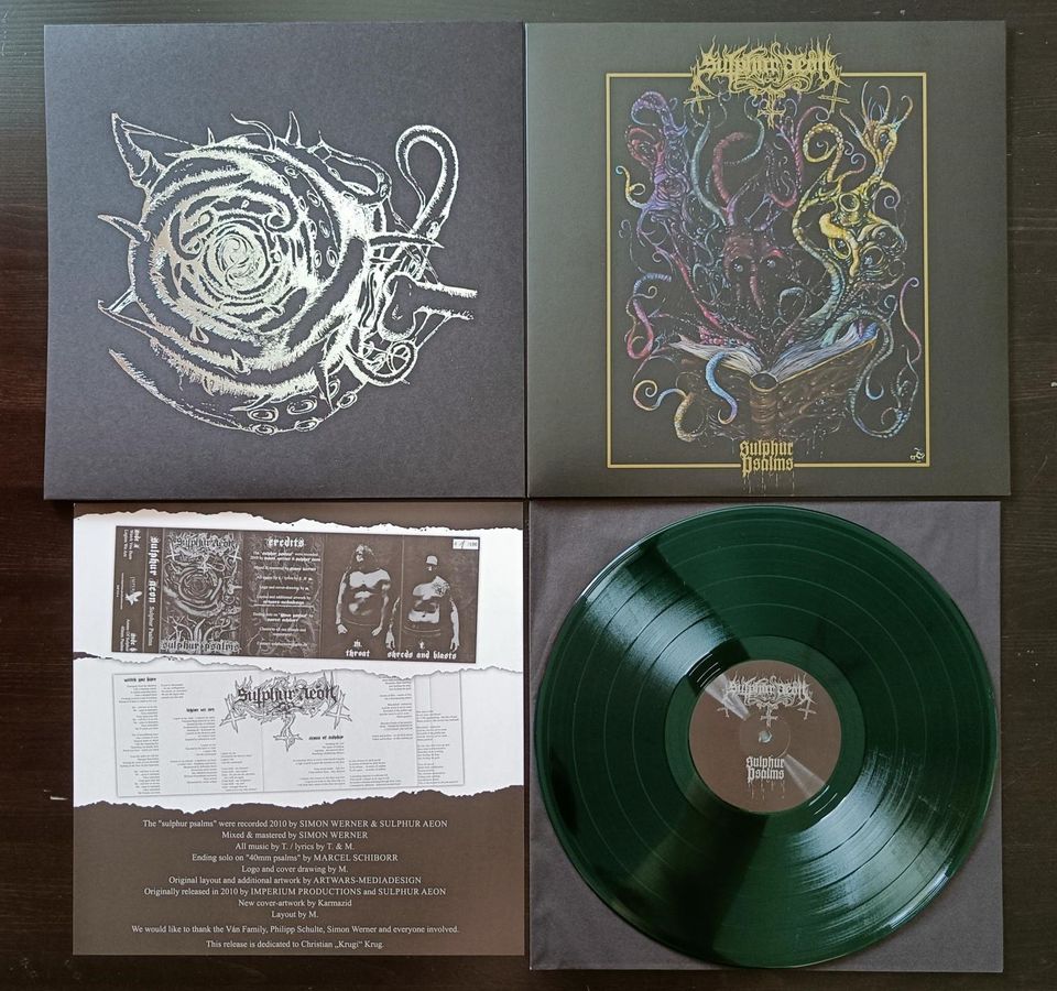 Sulphur Aeon - Sulphur Psalms - Green Smoke LP + Numbered Slipcase