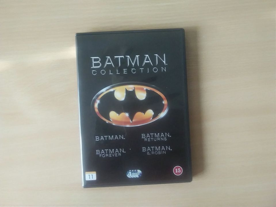 Batman collection dvd box 4 eri elokuvaa