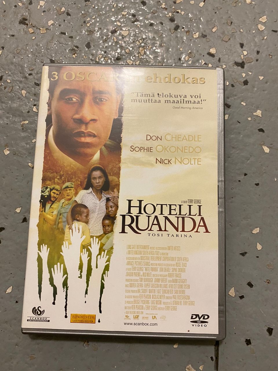 Hotelli Ruanda dvd