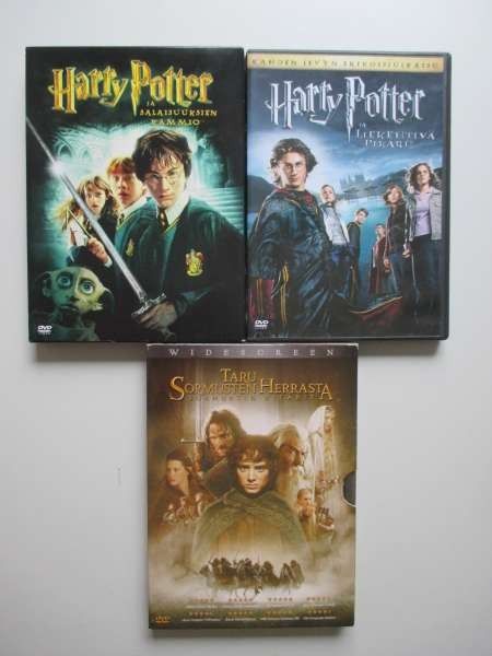 Harry Potter / Taru sormusten herrasta -dvd