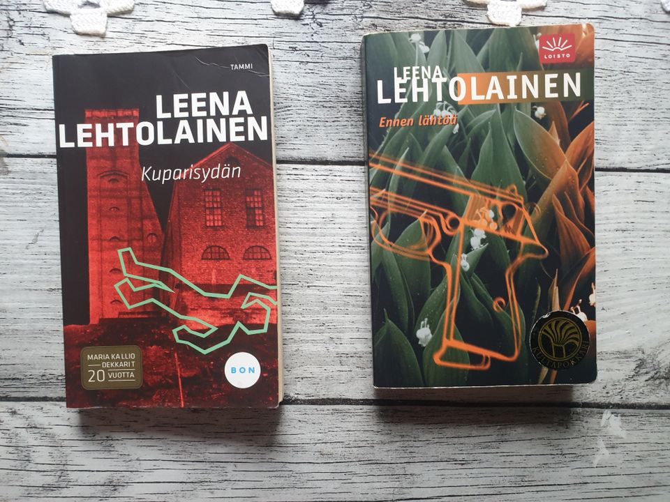 Leena Lehtolainen: Ennen lähtöä + Kuparisydän (Kallio dekkarit)