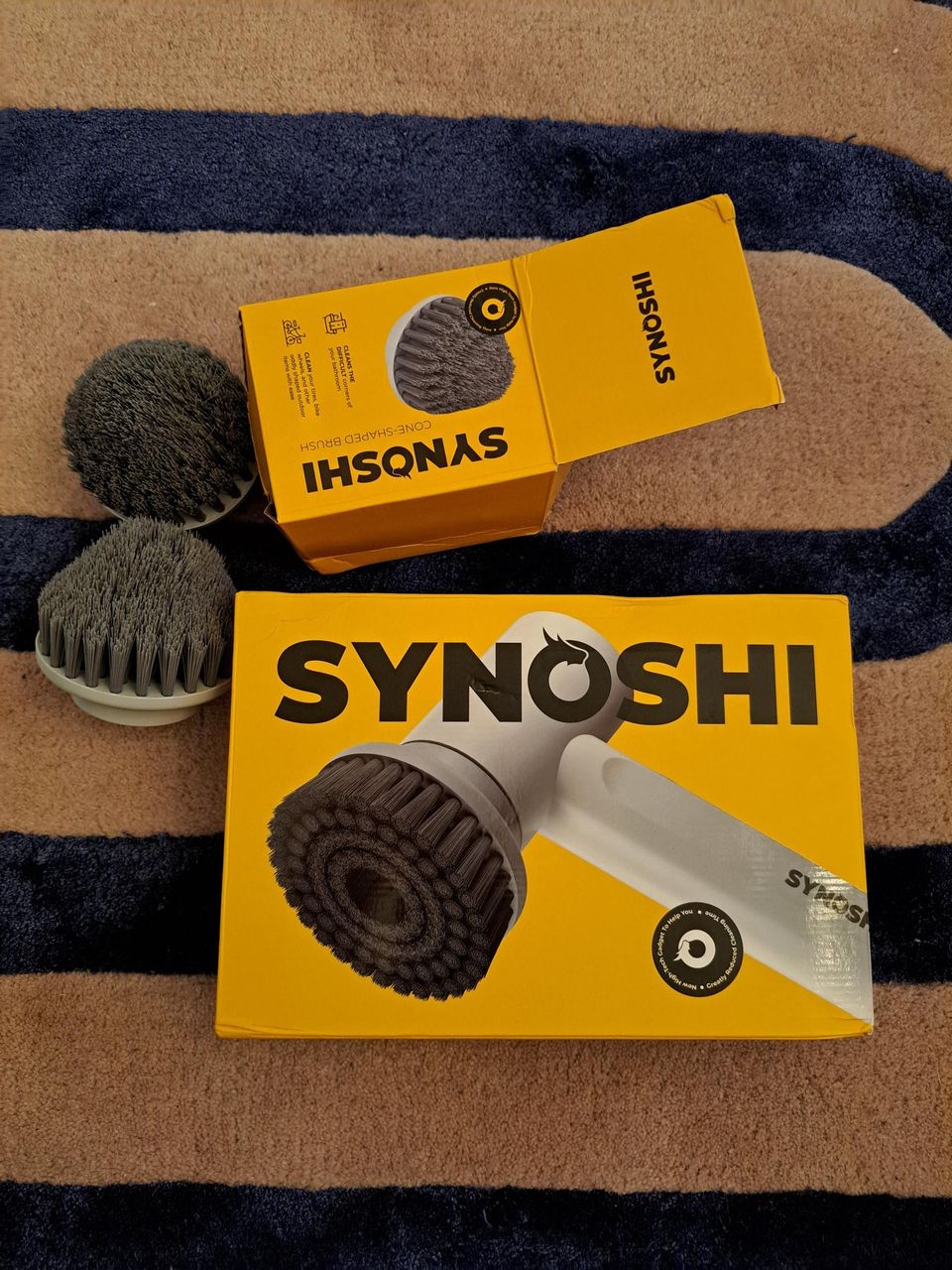 Synoshi Power spin scrubber + kulmaharjat 2kpl