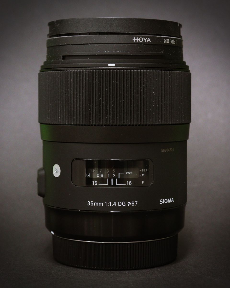 Sigma 35mm f/1.4 A DG HSM -objektiivi, Canon