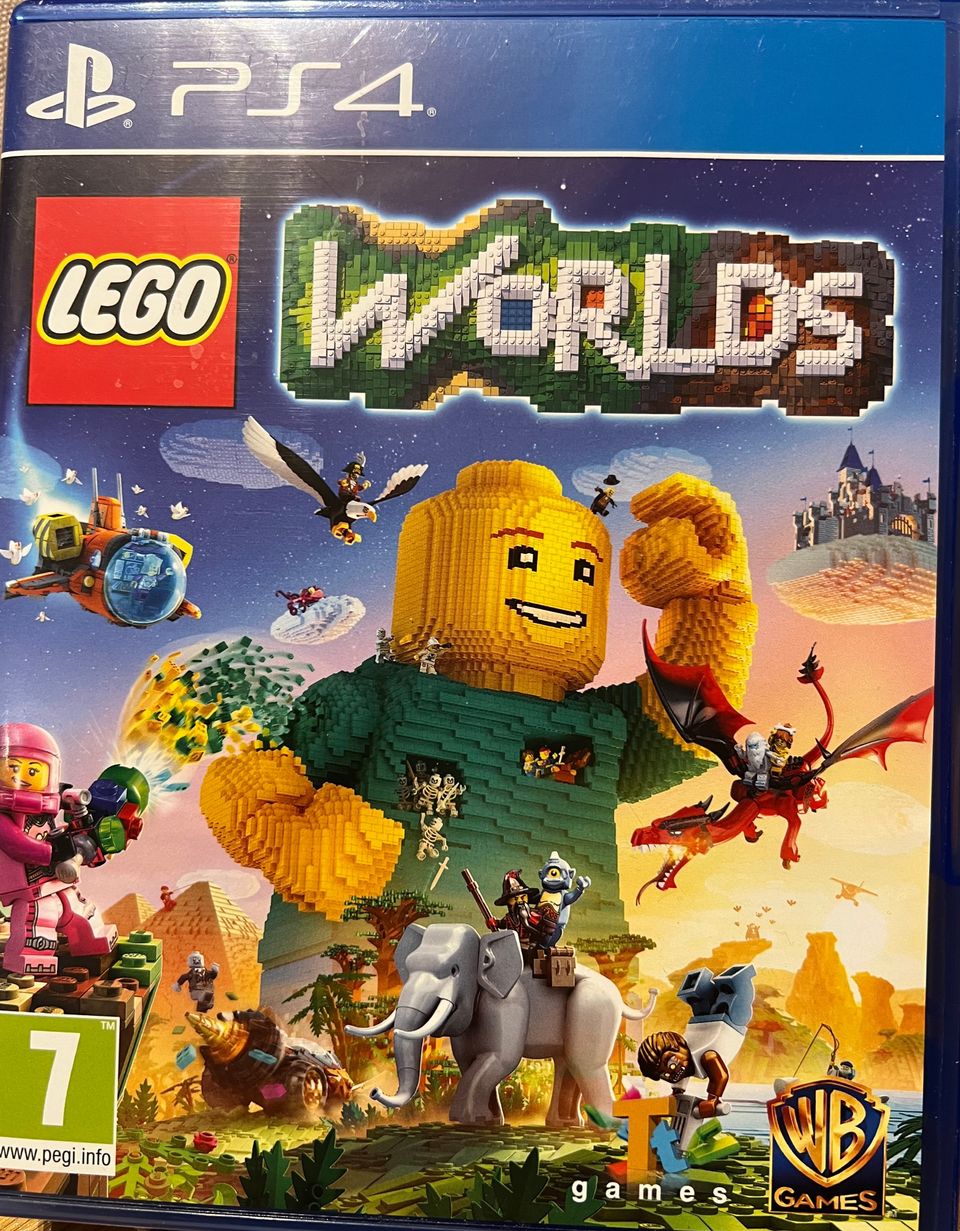 PS4 Lego Worlds peli