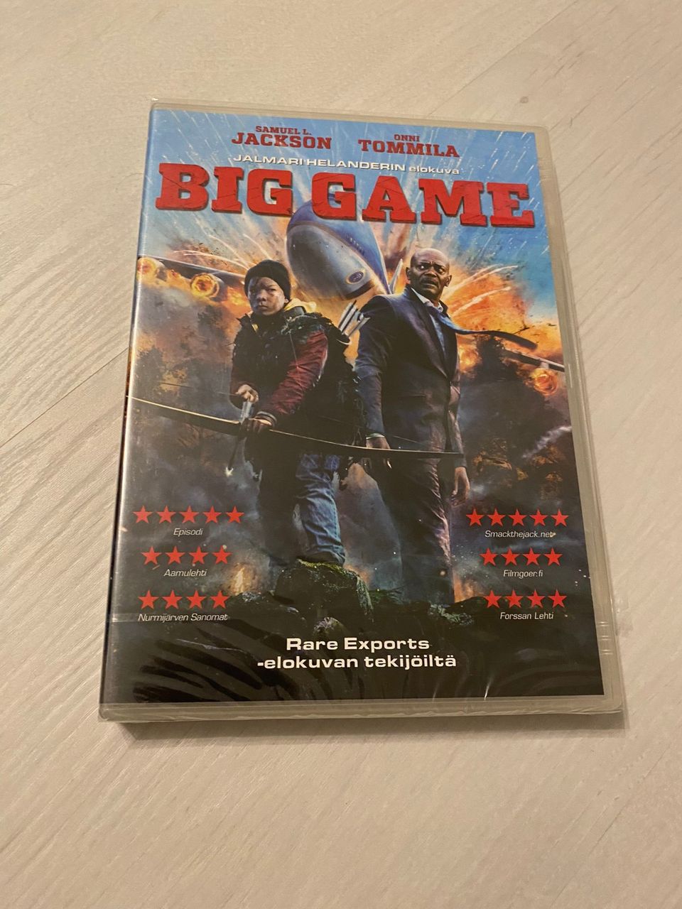 Big game -elokuva dvd (muoveissa)