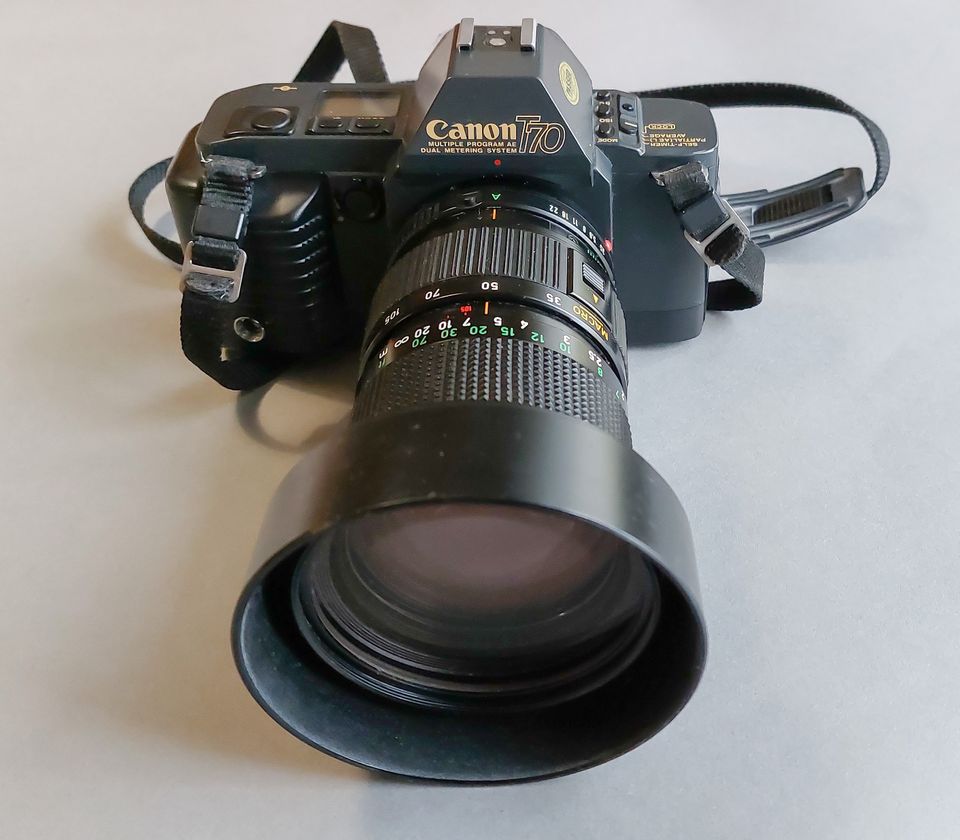 Canon T70 filmikamerapaketti