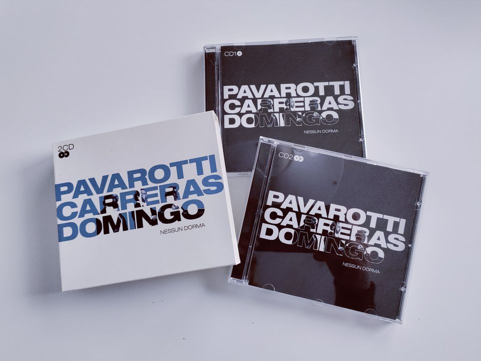 Pavarotti Carreras Domingo - Nessun Dorma  2 CD:tä