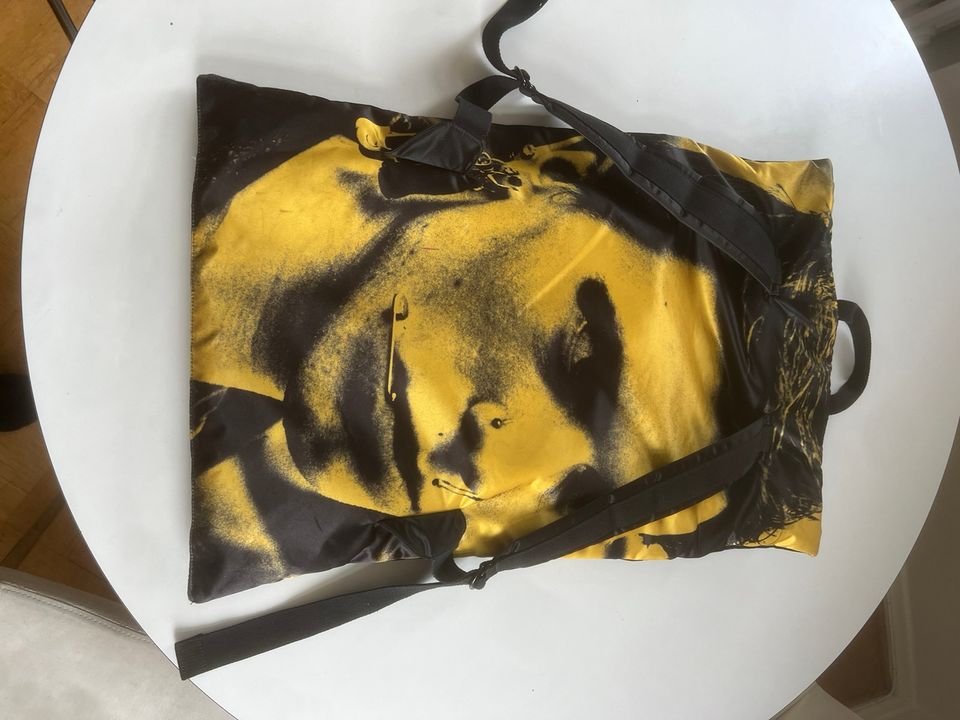 Raf Simons Black and Yellow Eastpak Edition Poster Backpack