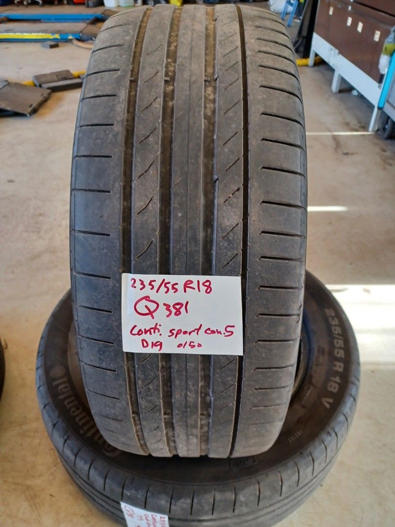 Kesärenkaat 235/55R18 100V CONTINENTAL Contact Q381