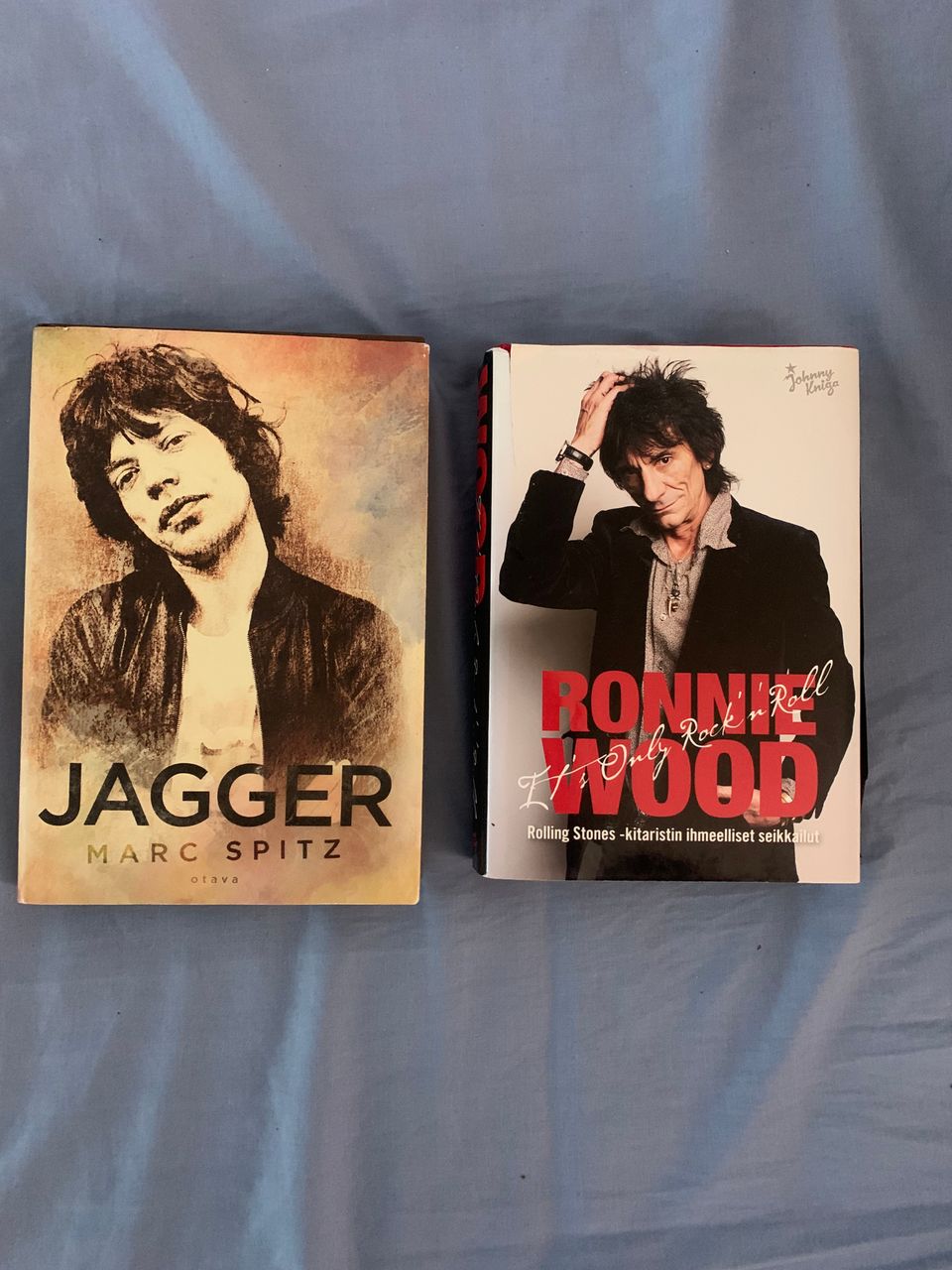 Mick Jagger ja Ronnie Wood elämäkerrat