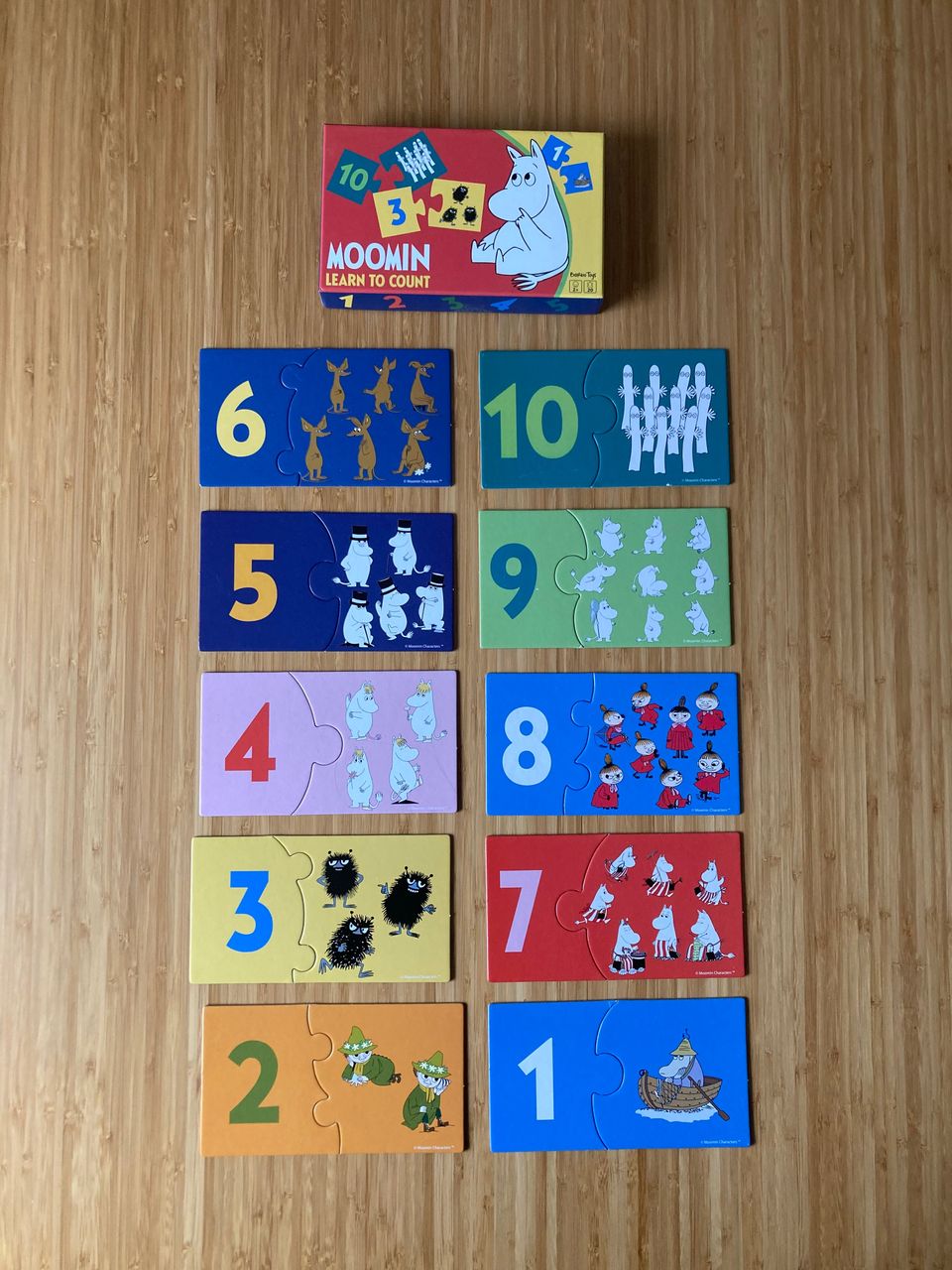 Muumi laskupalapeli I Moomi learn to count puzzle