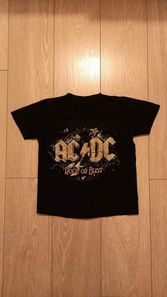 Musta AC/DC lasten t-paita