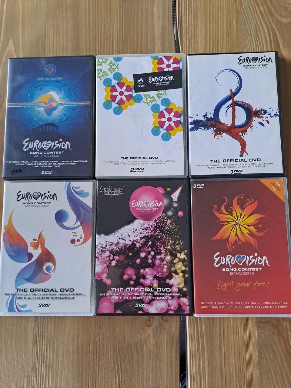 Eurovision Song Contest dvd:tä