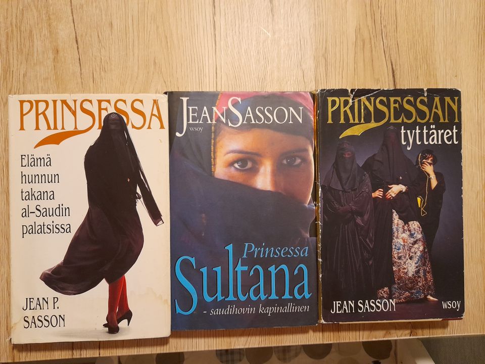 Jean Sasson prinsessa kirja sarja 3 kpl