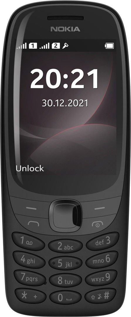 Nokia 6310 matkapuhelin (musta) - Vain 2G