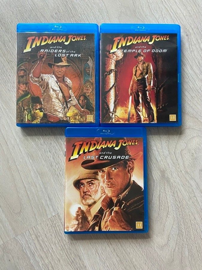 Indiana Jones -elokuvat (Blu-ray)