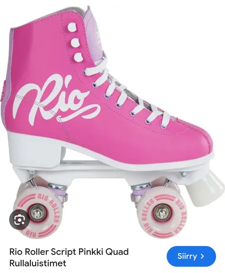 Rio Roller rullaluistimet pinkki