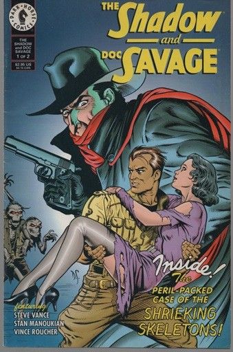 The Shadow and Doc Savage N:o 1-2/1995 -sarjakuvalehdet