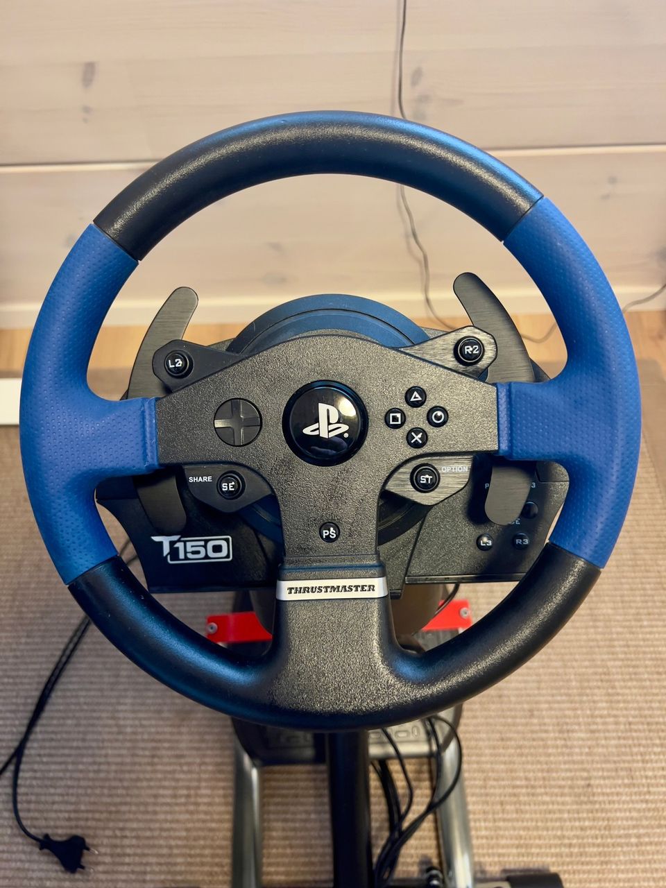 Thrustmaster T-150 ratti/polkimet PS3/PS4