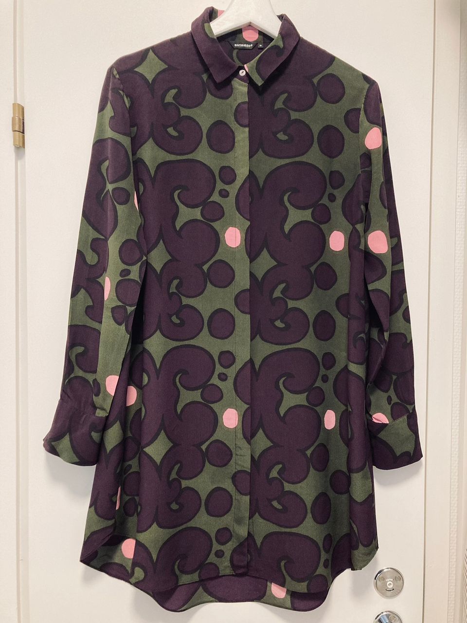 Marimekko Gurli silkkipaita 36