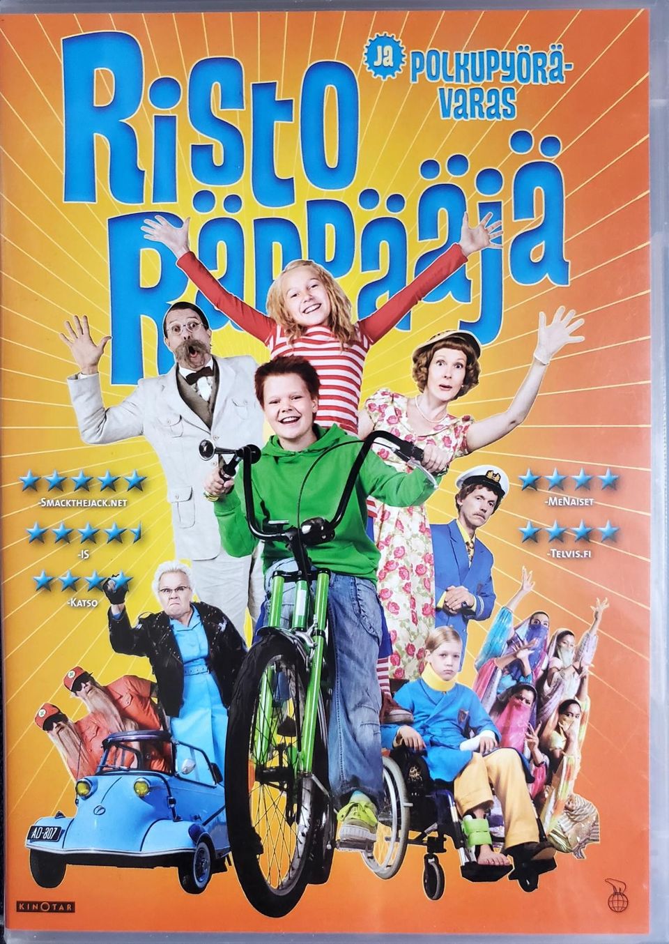 Risto Räppääjä ja polkupyörävaras DVD