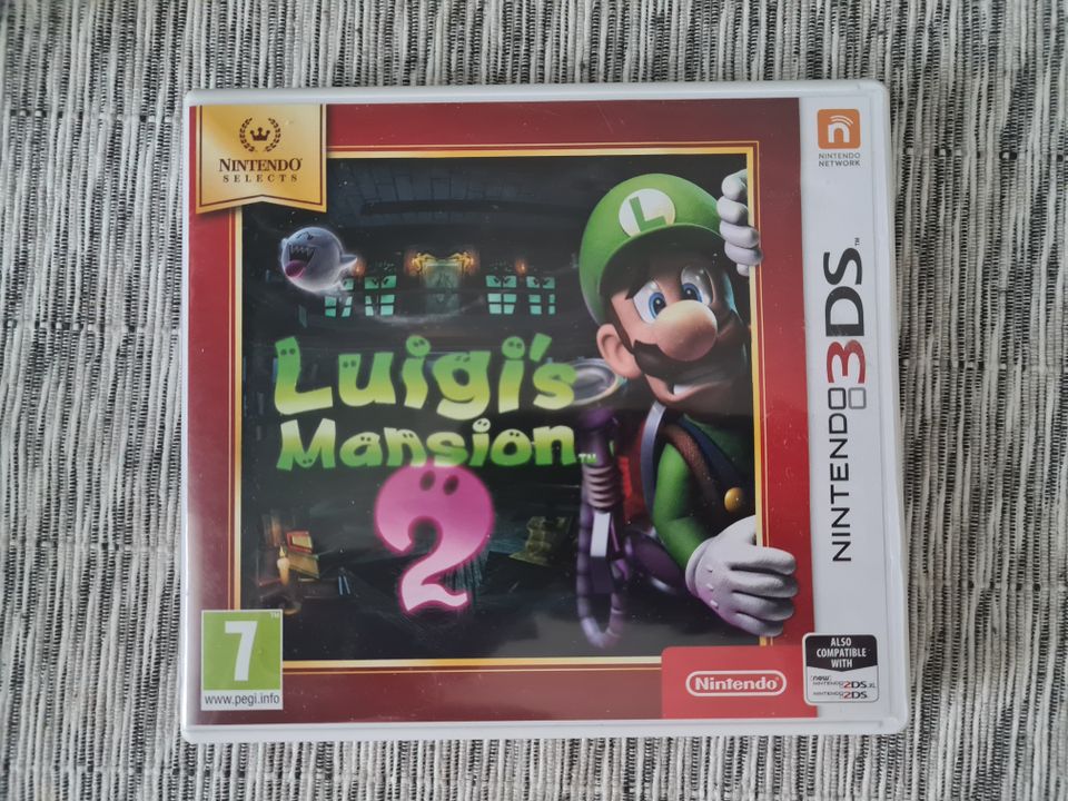 Nintendo 3Ds peli. Luigi's Mansion 2/Dark moon