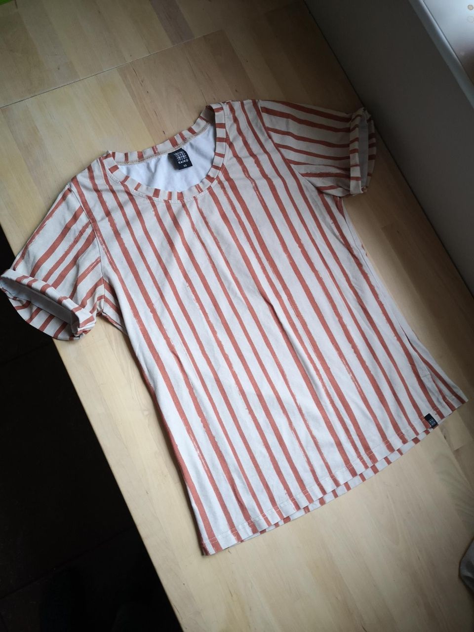 Kaiko boho stripe t-paita xs