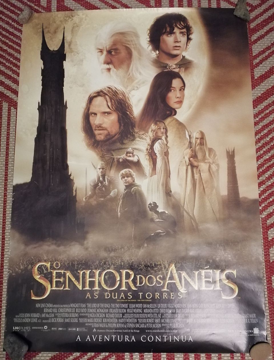 Taru Sormusten leffan elokuvanjuliste/Lord of the Rings cinema poster