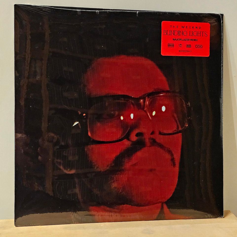 The Weeknd - Blinding Lights LP (12", Maxi-single, ltd, Punainen)
