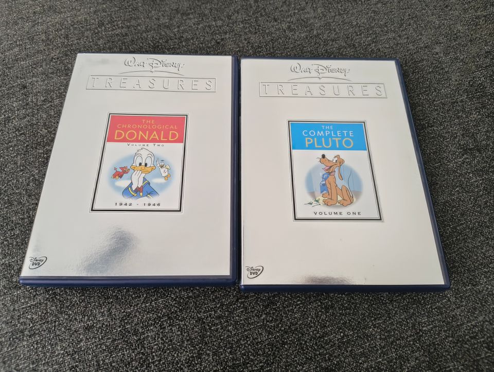 Disney DVD:t Pluto ja Donald
