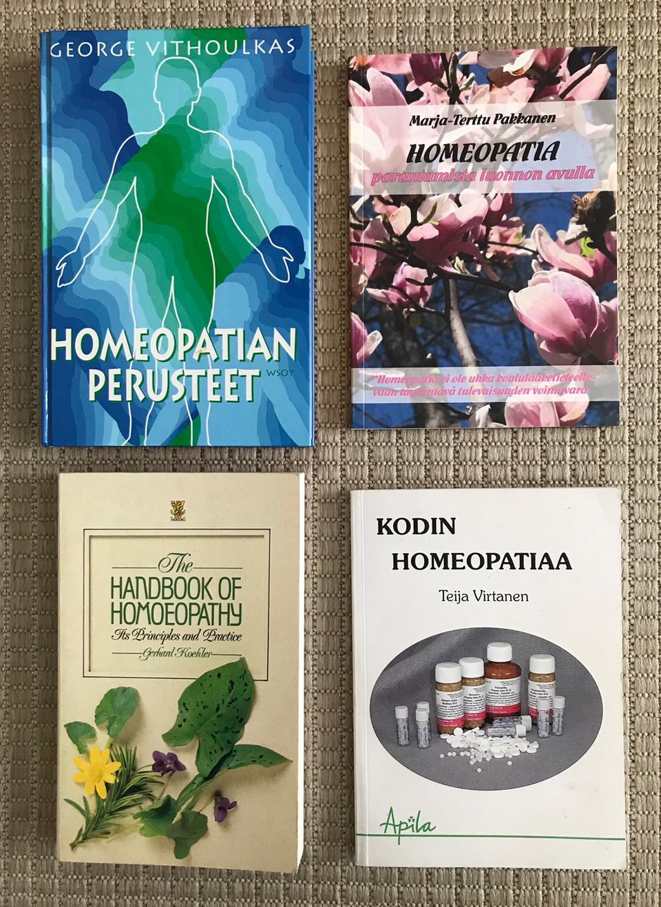 Homeopatia kirjallisuutta