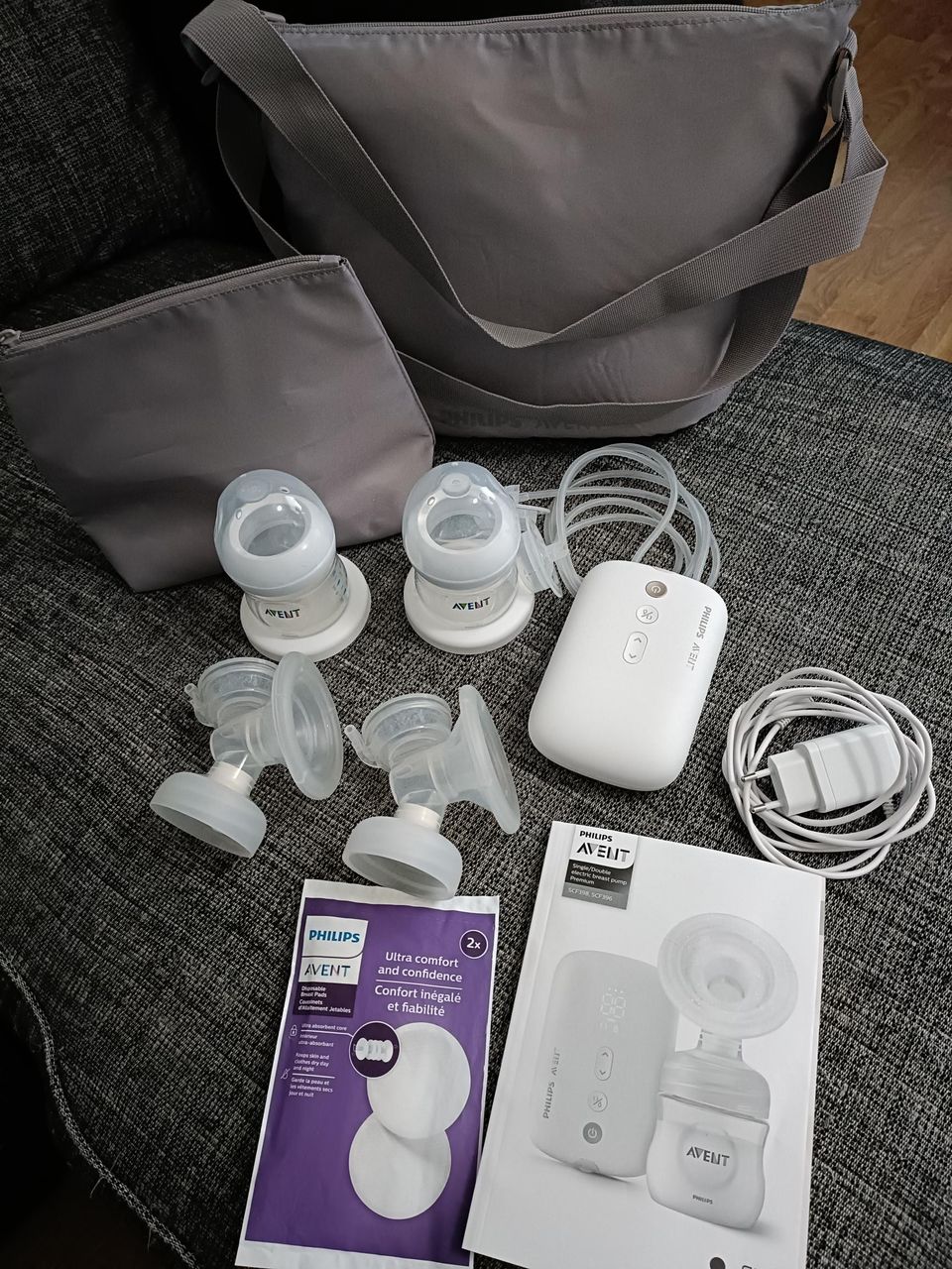 Philips Avent sähkökäyttöinen  tuplarintapumppu