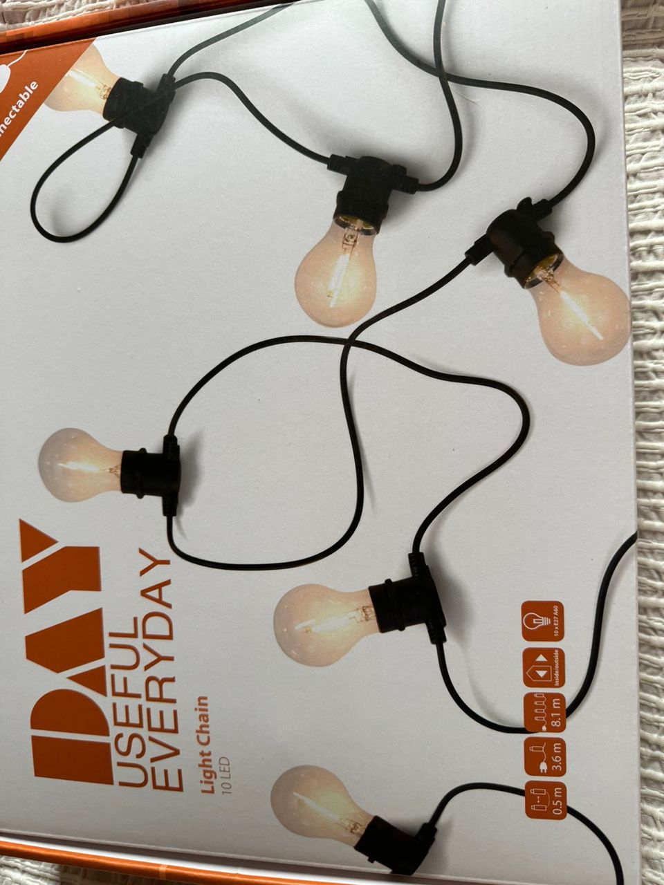 Uusi Day Led-valosarja 10 lampulla