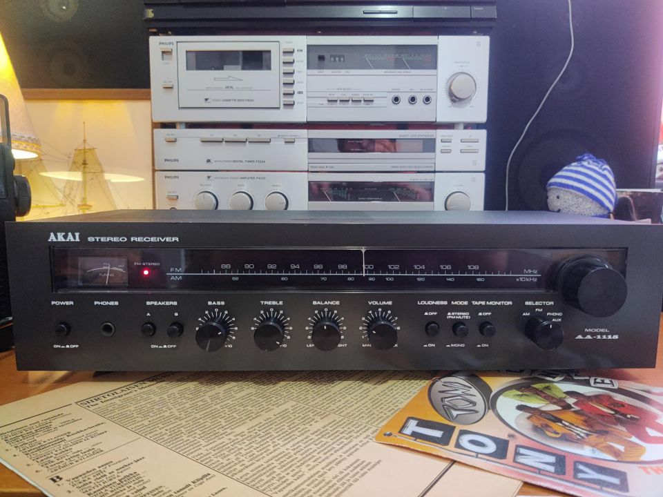 Akai AA-1115 Stereo Receiver 1979-80