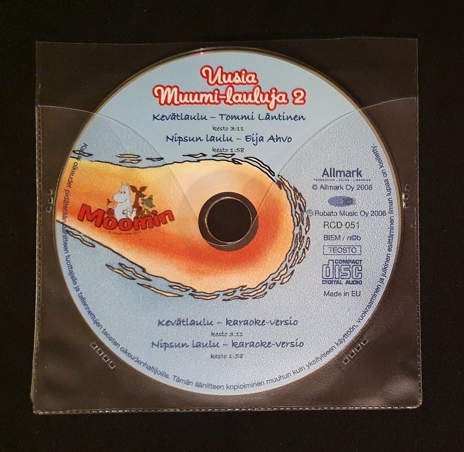 Uusia muumi-lauluja 2 CD (2006)