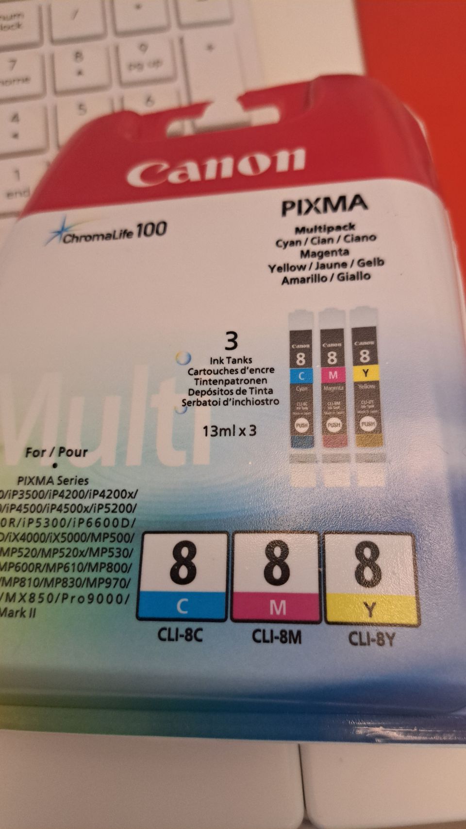 Canon PIXMA mustekasetteja