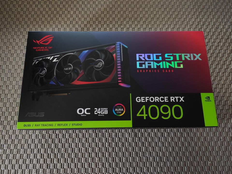 Uusi Asus GeForce RTX 4090 24GB ROG Strix - OC Edition