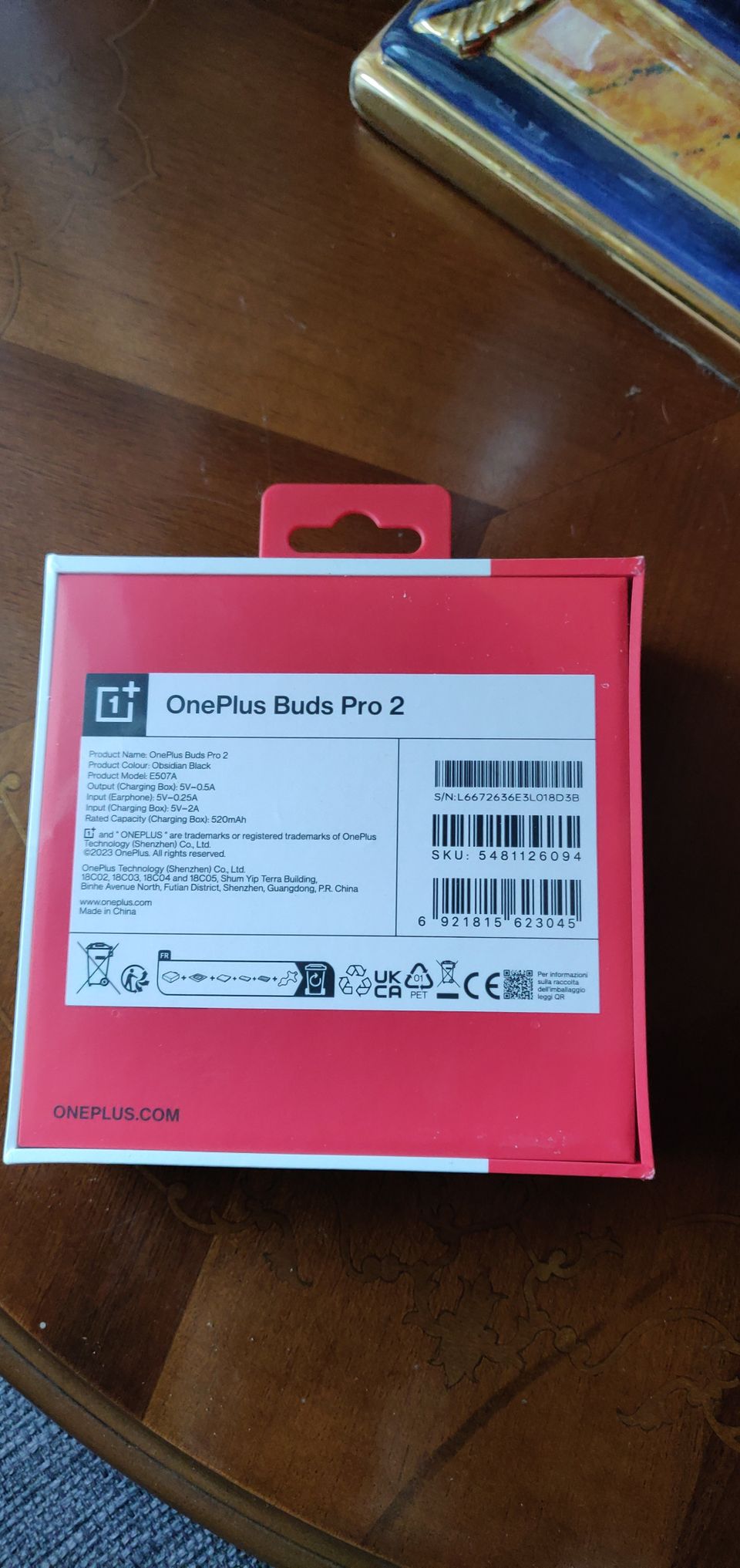 OnePlus Buds Pro 2- Obsidian Black