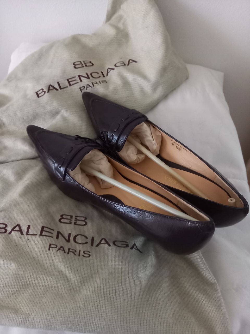 Vintage - Balenciaga ruskeat korkokentät 38