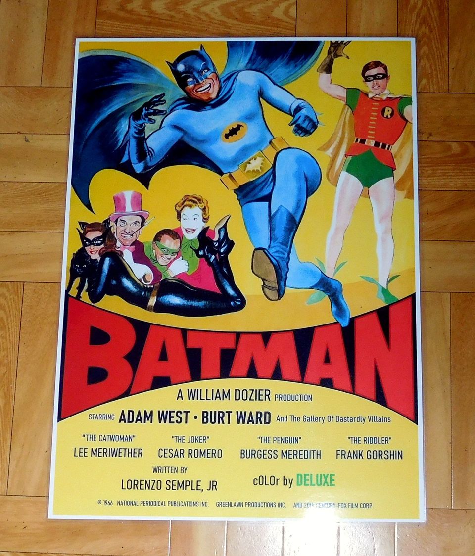 V. 1966 BATMAN, elokuvajuliste A3