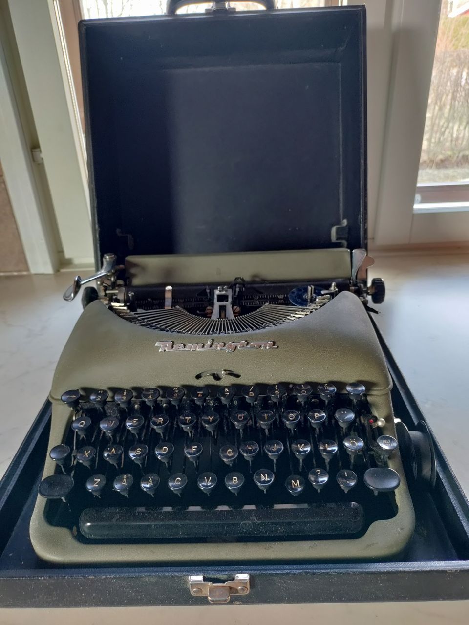 Kirjoituskone.