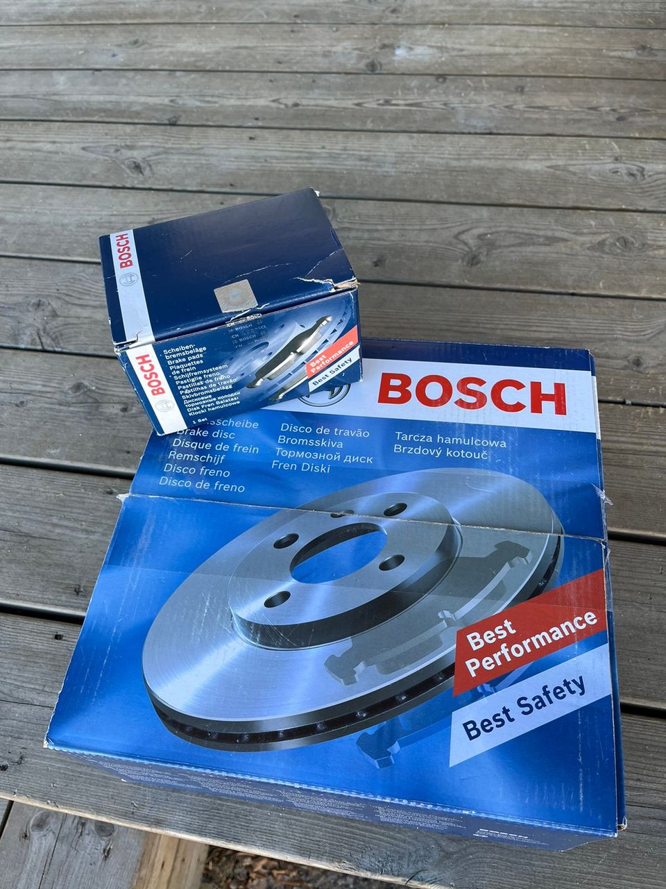 Bosch jarrupalat ja jarrulevyt taakse VAG